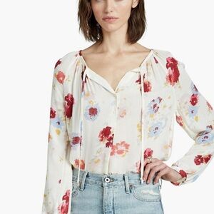 Floral Raglan Blouse